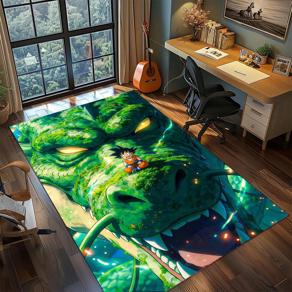 

Goku Area Floor Mat Home Decoration, Non Slip Washable Big Size Rug Carpet Gamer Bedroom.-TING 60x90cm