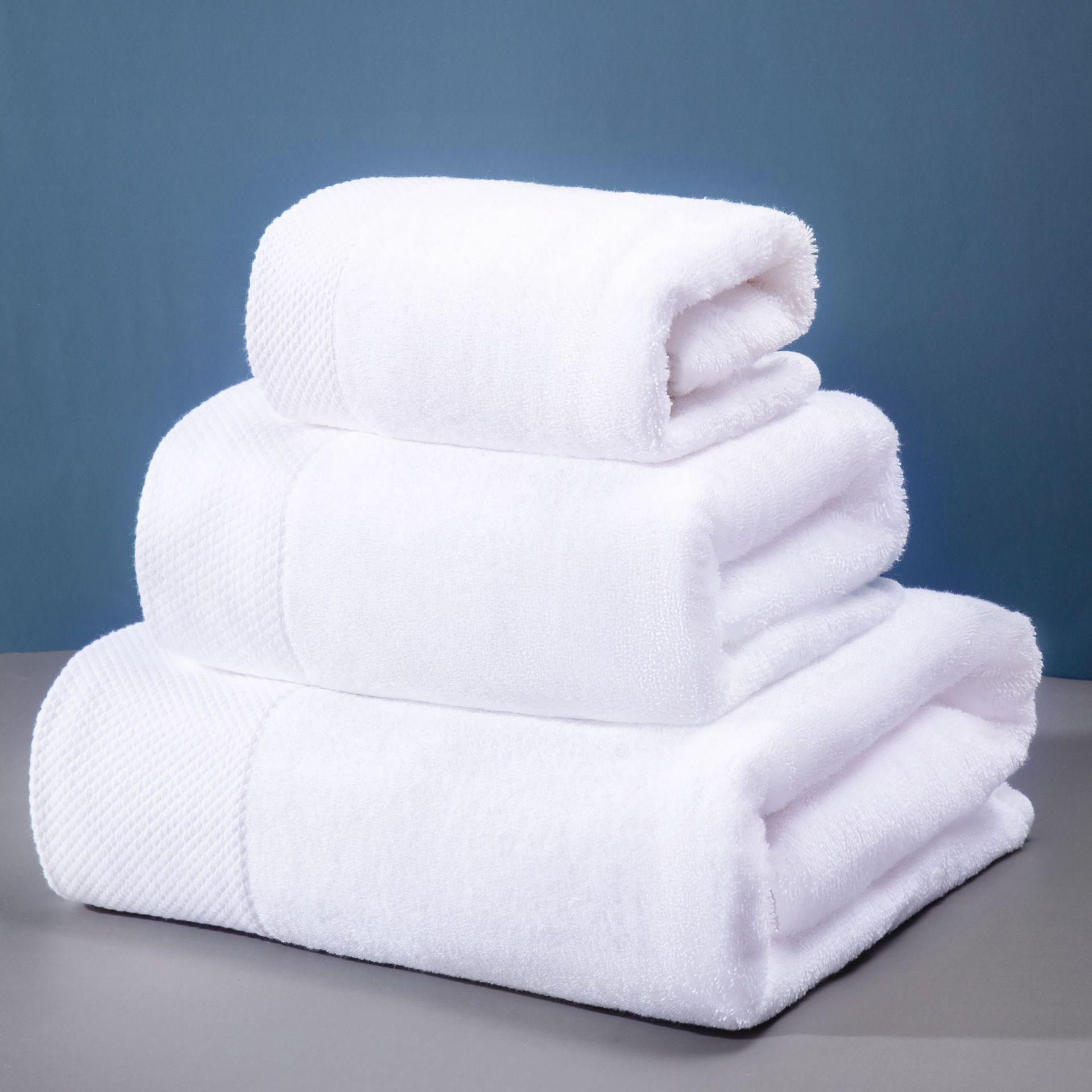 Platinum Satin Cotton Bath Towel for Hotels & B&Bs Square Towel: 35*35cm, 60g