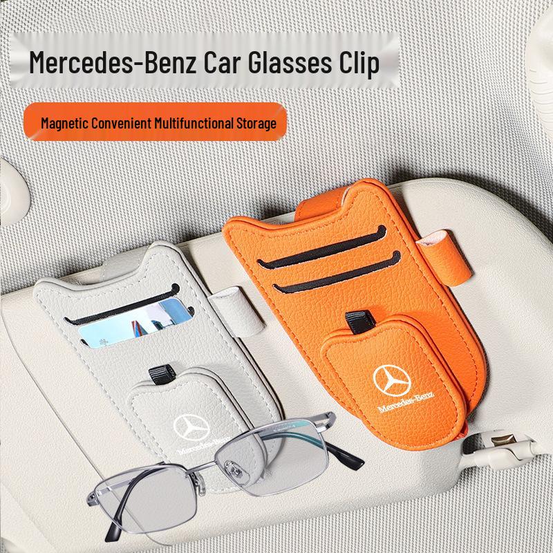 Mercedes-Benz E300L/C260L/GLB/GLA/GLC/A200L Multifunctional Car Glasses & Ticket Clip