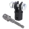 2pcs Heavy Duty Scissor Jack Adapter Chrome Vanadium Steel Jack Adapter Garage Tool
