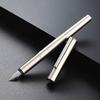 High Quality 0.38mm Extra Fine Nib Fountain Pen Stainless Steel Extremely Black Metal Business Office Writing Calligraphy Pens