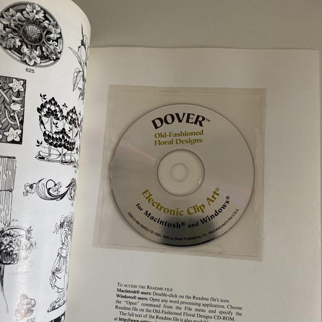 [USED] Old-Fashioned Floral Designs CD-ROM