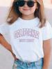 Casual Fashion California Letter Printed T Shirts Kids Childrens Short Sleeve Tshirt Boys Girls Summer Spring Top Tee Shirt