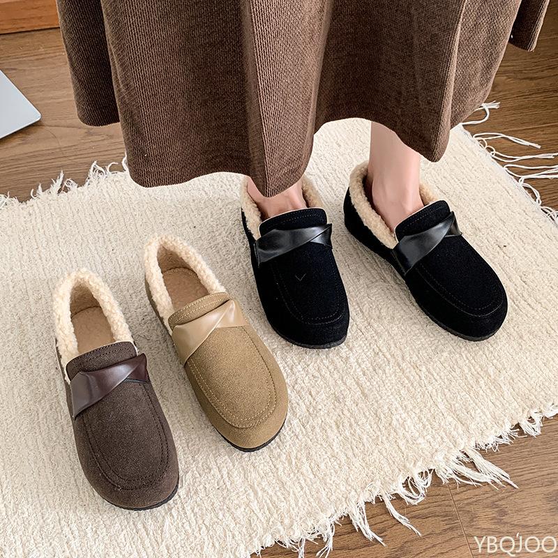 Fashionable Versatile New Autumn Winter Warm Women's Cotton Shoes Casual  Comfortable Non Slip Soft Soled Women's Shoes