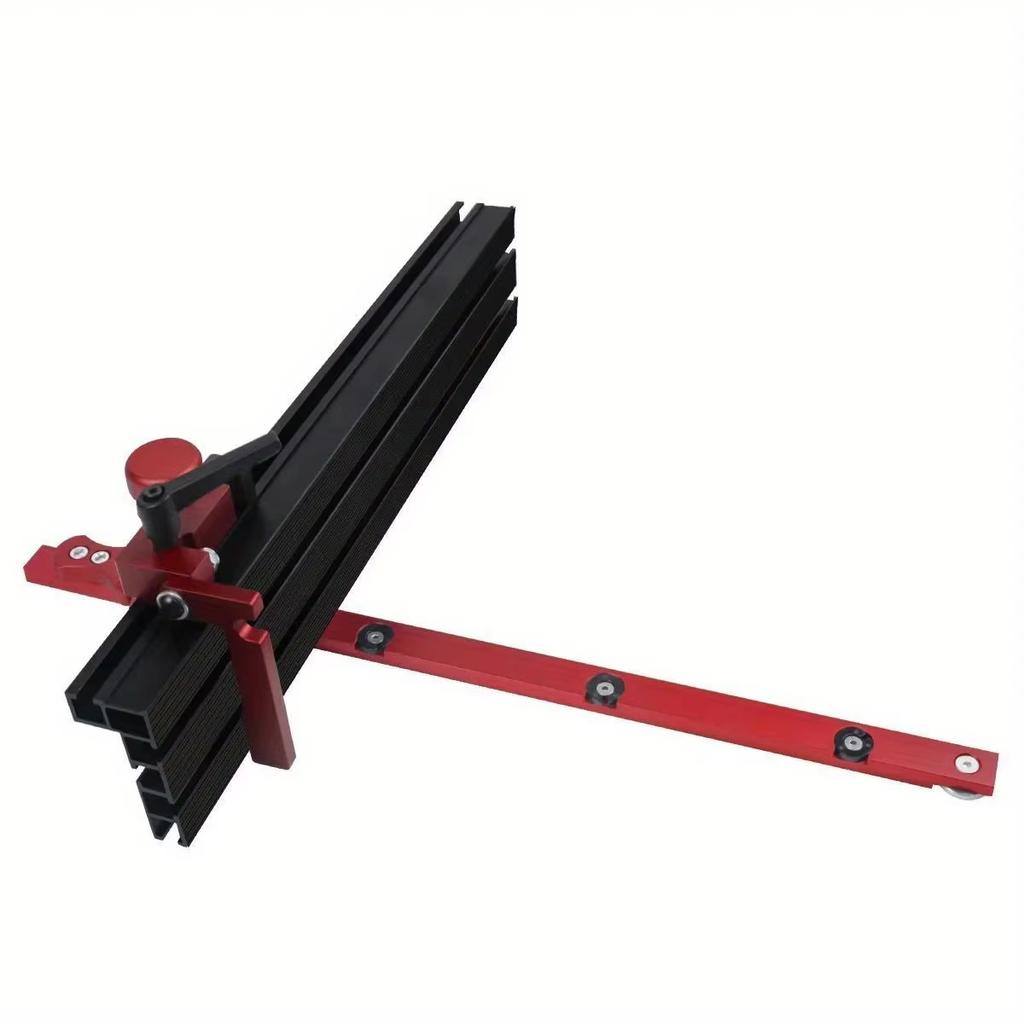 1pc Table Saw T Track Miter Gauge or with Fence and Quick Angle Stop, Table Saw Aluminum Alloy Precision Scale Woodworking Tool