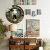 Large 12 Inch Glass Wall Clock with a Design that is Both Modern and Timeless