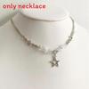 Y2k Star Pendant Necklace With Alloy Geometric Charm For Fashion Women