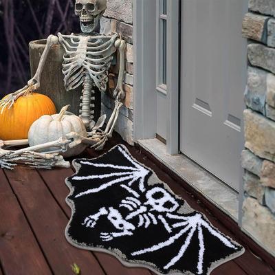 Halloweenmattor 20 X 30in Tuftade Halkfria Badrum Ytterdörr Vardagsrumsmattor Matta