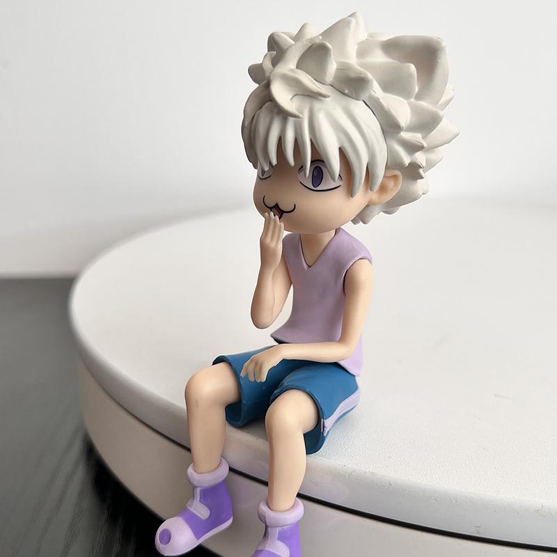 12Cm Hunter Hunter Figurine Killua Anime Figure Killua Zoldyck Figures Statue Ornament Collection Decor  Products Gift