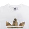 Adidas Originals Camouflage Logo Print Crew Neck T-Shirt Men Tops White GN1855