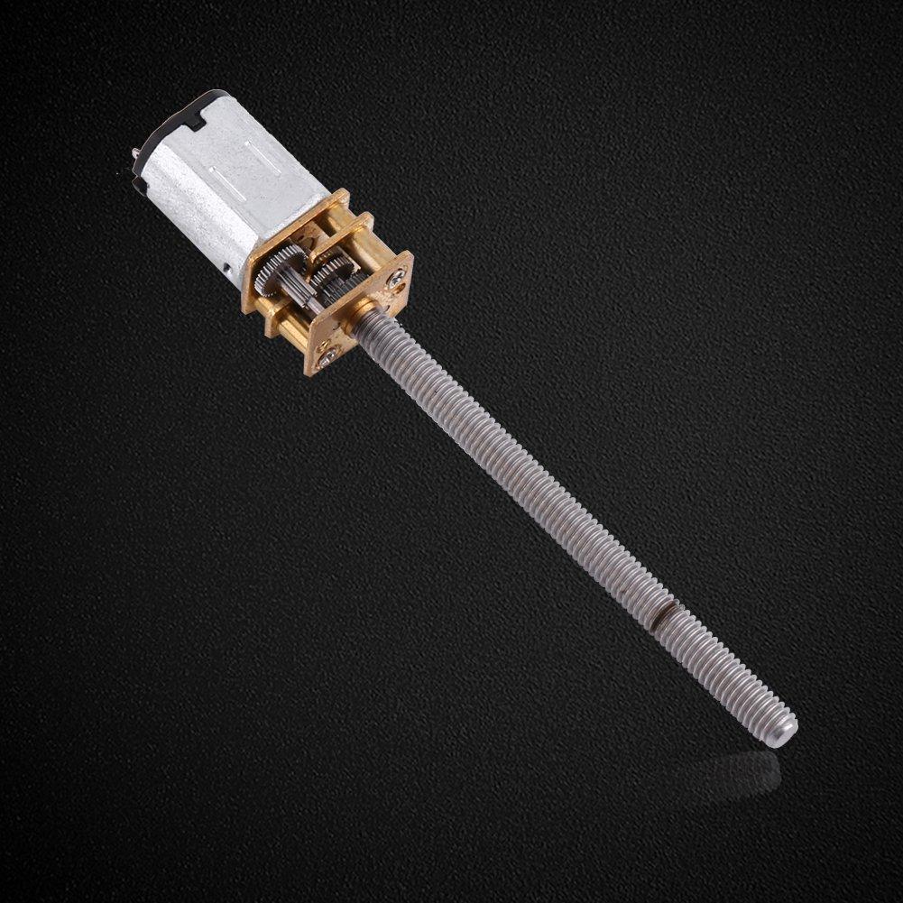 Screw Shaft Motor DC 400RPM N20 Micro Gear Motor 16mm Shaft M4x55mm Screw Reducer with Gearbox