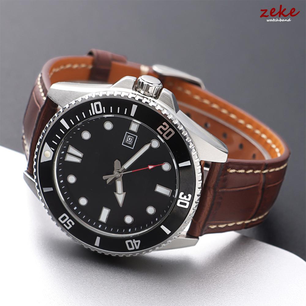 13/15/16/18/19/20/21/22mm Universal Genuine Cowhide Watch Band Vintage Stitching Straps for Men Women Bracelet Belt Accessories