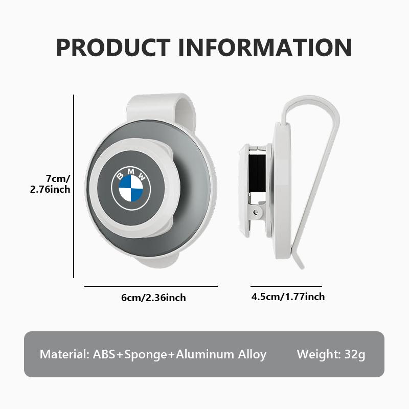 For BMW Stainless Steel Car Sunglasses Clip Sun Visor Glasses Hanger M 1 3 4 5 6 7 Series X1 X3 X4 X5 G20 G38 F48 E36 E39