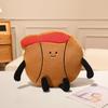 Cartoon Featherball Plush Cushion With Embroidered Design For Home And Office Lounge Decor