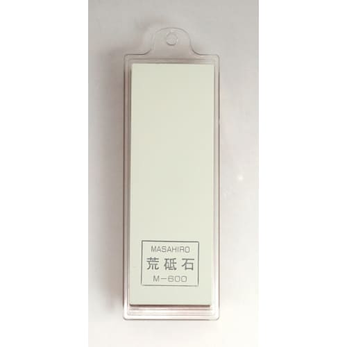 Masahiro Stainless Steel Double-Sided Whetstone (Rough/Finish) with Storage Case, 40173