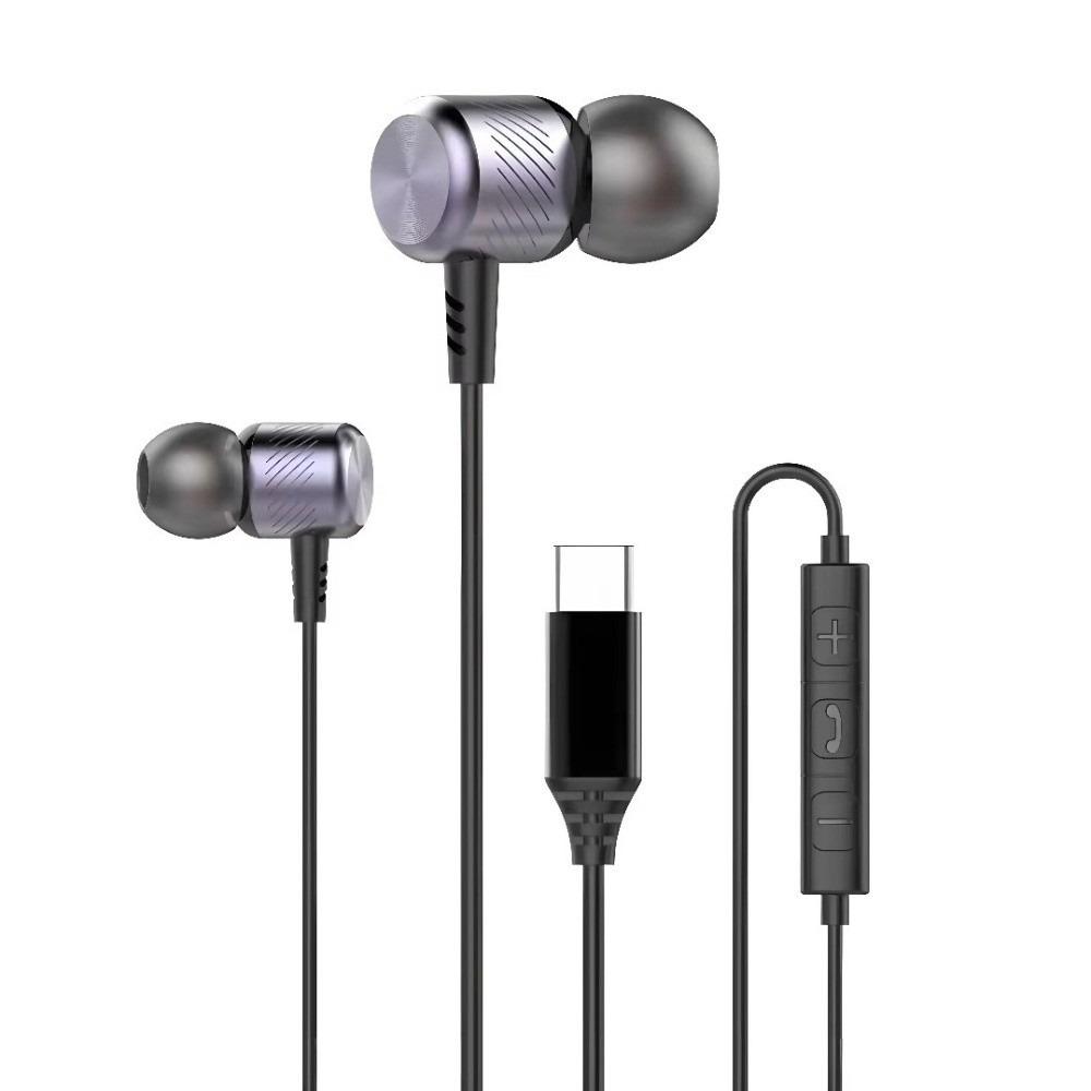 Stereo Sound In-Ear Earphones Noise Reduction Wired Earbuds Surround Sound Music Headset  Daily Use