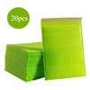 20pcs/bag Green Co Extruded Film Bubble Bag Waterproof and Pressure Resistant Express Transportation Self Sealing Bag