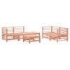 Vidaxl 6-Cz. Garden Furniture Set, Solid Larch Wood