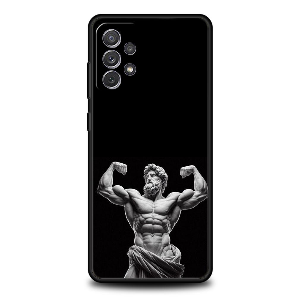 Fitness Bodybuilding Handyhülle Für Samsung Galaxy A17 A07 A55 A35 A25 A15 A05 A33 5G A31 A23 A21s A41 A73 A53 A51 A71 Hülle