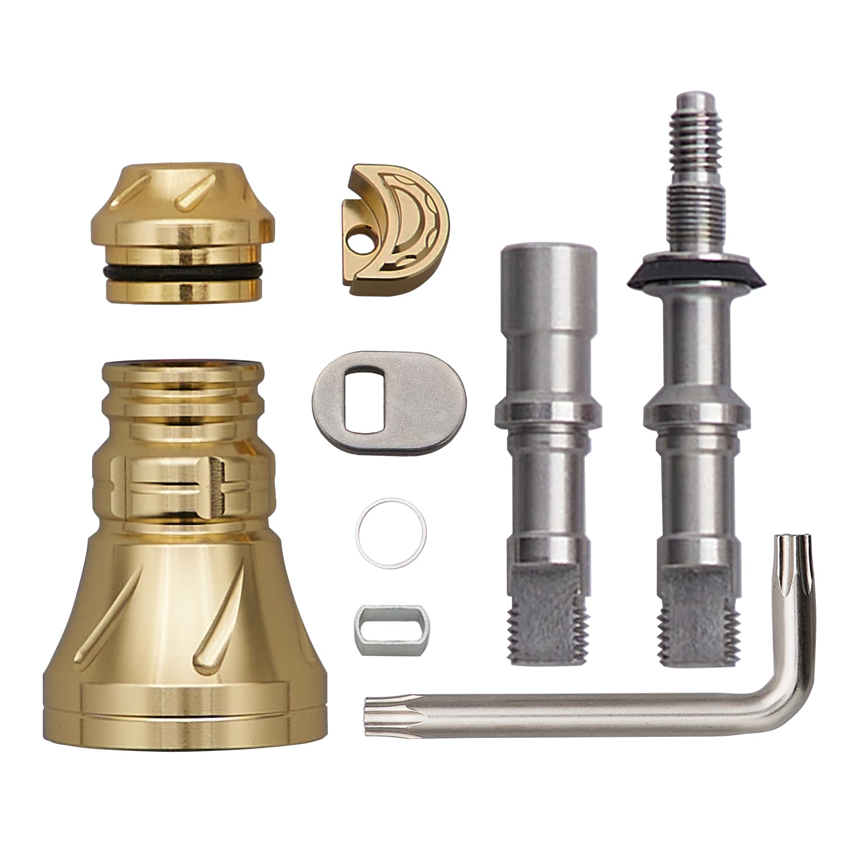 

HEIGHTEN Improved Reel Handle Skirt for HEIGHTEN Spinning Reel Handles Type B Variable Length Increased V3.0 (Gold - - - Strength) (1034)