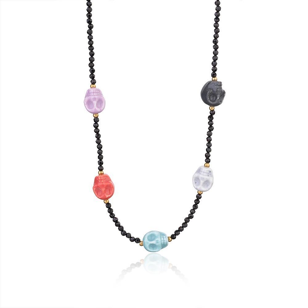 Crystal Shell Pendant Necklace Sea Beach Bohemia Beads Chain Choker  Vacation