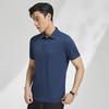 YOUNGOR Men's Business Casual Short Sleeve Polo T-Shirt