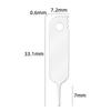 10Pcs Universal SIM Card Eject Pin Needle Tool For iPhone Android, 2-in-1 SIM Tray Open Pin & Package Opener