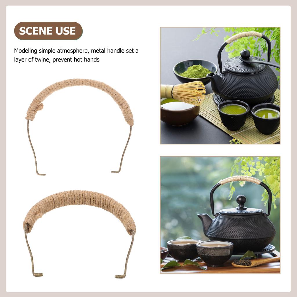 Grip Handle Teapot Japanese Handles Lid Replacement Kitchen Kettle Long for Ceramic