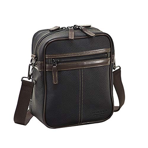 

Hirano Bags - Made in Japan by Toyooka Craftsmen, Men s Crossbody Shoulder Bag, A5 Size, Travel, Walking, 18cm Wide + Original Mouton Gloves