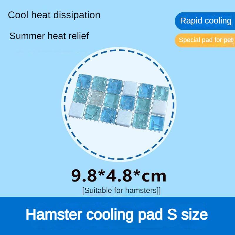 

Специальный летний коврик для морской свинки, джунгарского хомяка, иглу, обогреваемая панель, летний коврик для кролика, охлаждающие принадлежности S