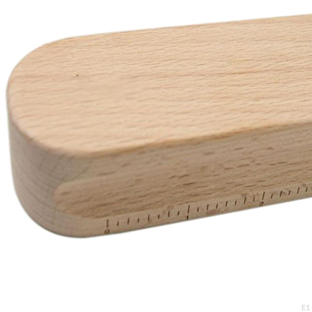 Beech Wood Tailors Clapper Steam Point Pressing Large Sewing Tool Double-side Grooved for