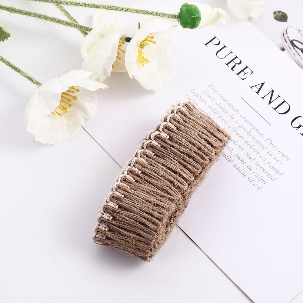 Lace Woven DIY Scrapbook Gift Box Decor Hemp Rope Burlap Roll Jute Ribbon Wedding Party Supplies