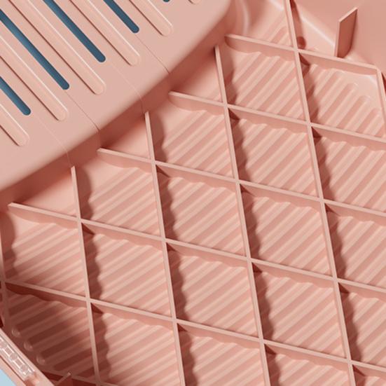 Haushalts-Handwaschbrett mit Seifenschalen, Abzugslöchern, rutschfestem Design, verstärkt