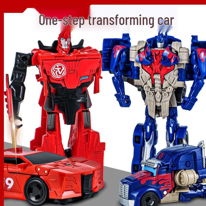 One-Step Car-to-Dinosaur Robot Toy for 6-Year-Old Boys