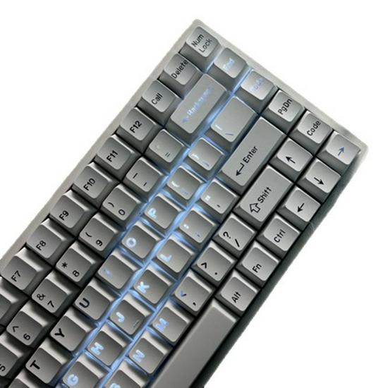 Yuanchuang Peripherals Snow Mountain High-Purity PBT Keycaps, 1.7mm Thick, Strong Matte, Sweat-Resistant, with Shine-Through Dye Sublimation Legends.