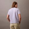 Calvin Klein Classic Letter Solid Color Cotton Short Sleeve T-Shirt Women Tops Purple 47B851G-VVH