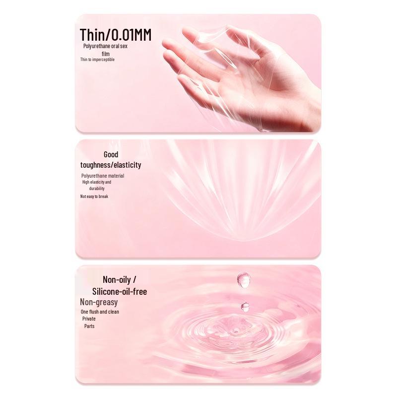 New Ultra-Thin Oral Love Polyurethane Nipple Film for Couples - Drip-Ear Vagina Film for Men and Women