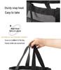 Large Capacity Portable Nylon Mesh Tote - Shoulder, Crossbody & Travel Organizer Bag