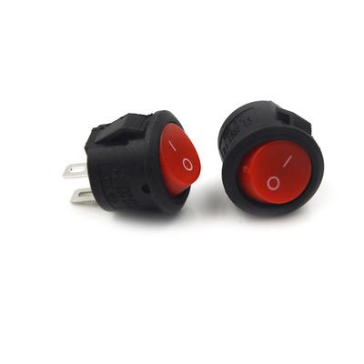 10Pcs 16Mm Diameter Round Boat Rocker Switches Mini 2 Pin On-Off Rocker Switches 3A/250V