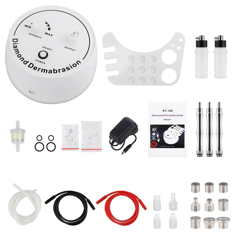 Diamond Microdermabrasion Machine with Water Spray Exfoliation for Face Peeling Pore Deep Cleaning and Skin Care Beauty Treatmen