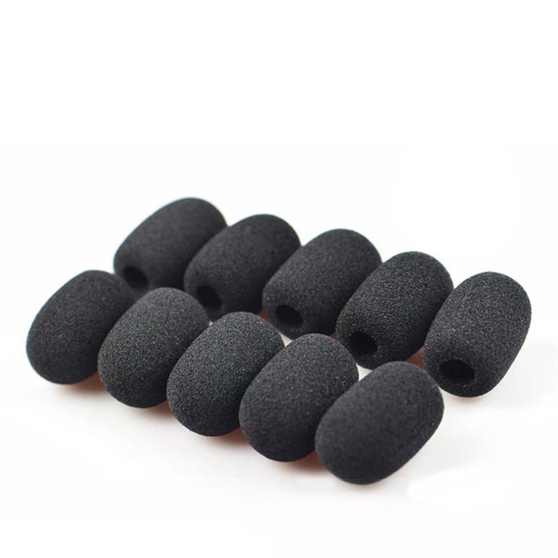 Hot Popular Microphone Windscreen Sponge Cover Headset Mic Foam Cover Protective Cap for Gooseneck Meeting Mic