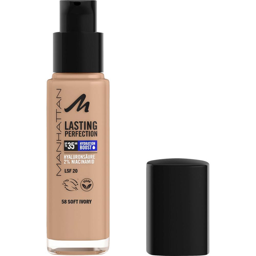 

Manhattan Foundation Lasting Perfection 58 Soft Ivory 30ml