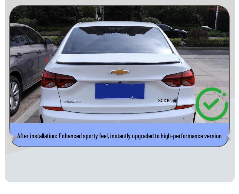 Chevrolet Cruze 2019-2024 Kein Bohren Blade Sport Heckspoiler