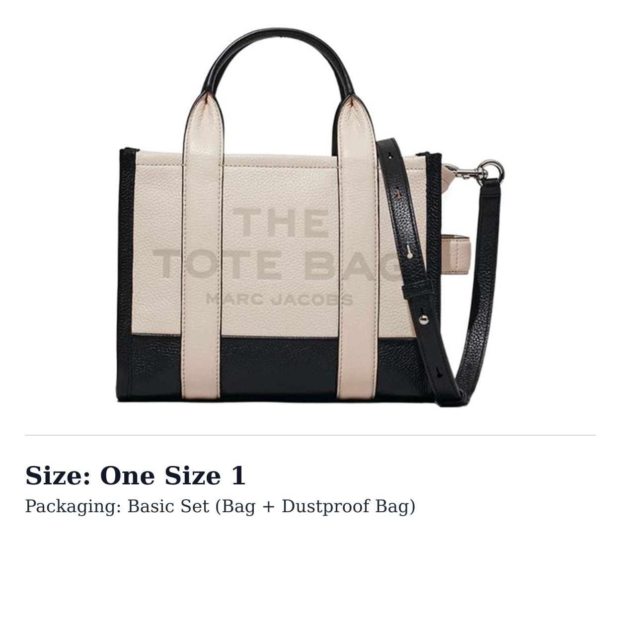 MARC JACOBS Grain Leather Tote Bag