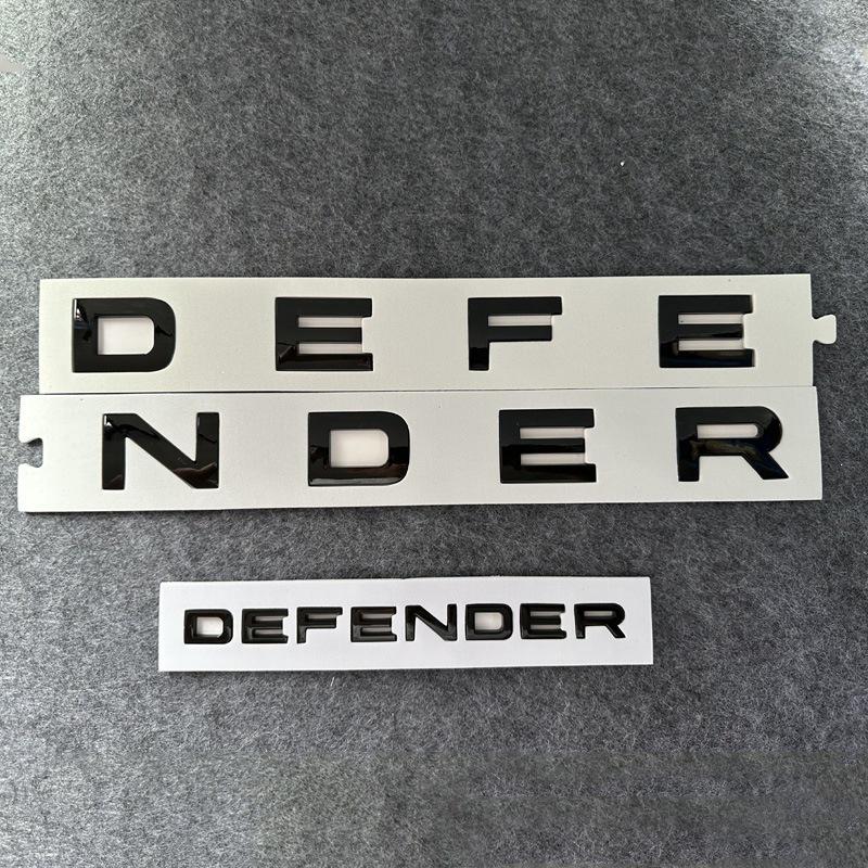 Land Rover Defender 2020-2023 Hood Letter Badge - Dark Tail Car Sticker Modification
