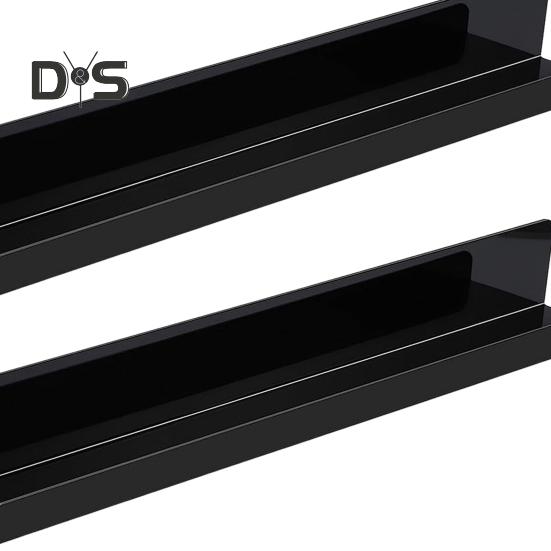 2Pcs Magnetic Bookshelf Whiteboard Reusable Metal Display Stand with Strong Magnetism Floating Book Holder