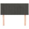 VidaXL Headboard Bedroom Furniture Bed Accessory Single Bed Headboard Interior Dark Grey 346237
