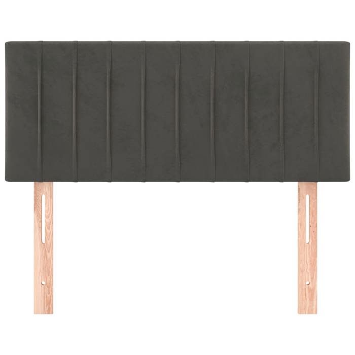 VidaXL Headboard Bedroom Furniture Bed Accessory Single Bed Headboard Interior Dark Grey 346237
