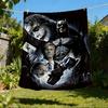 1pc Batman, Joker Outdoor Flannel Throw Blanket Soft, Lightweight & Warm for Sofa, Office