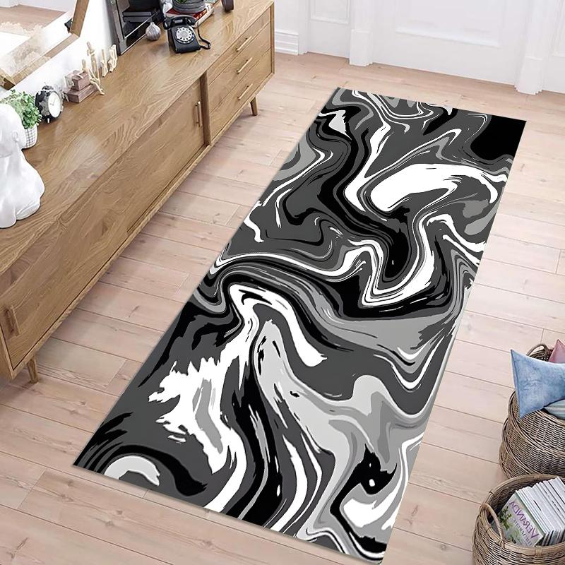 Green Entryway Runner Rugs Long Carpets Foot Mats Soft Non-slip Kitchen Staircase Entrance Rugs Long Carpet for Corridors Gift